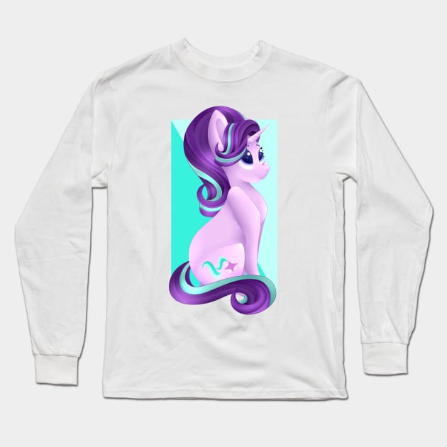 Starlight Glimmer Long Sleeve T-Shirt by beashay